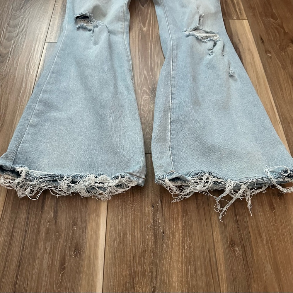 RE Generation Celebrity Pink Bootcut Flare Jeans Size 11 Autumn Wind Wash - Picture 4 of 12